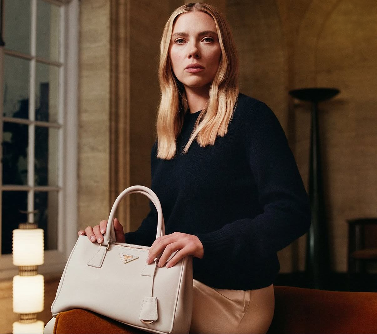 Prada Galleria campaign with Scarlett Johansson
